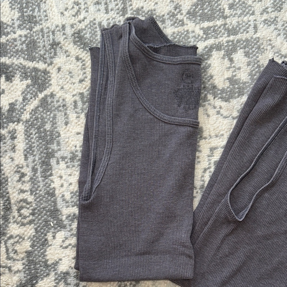Men’s Black Ribbed Tank Tops - Pack